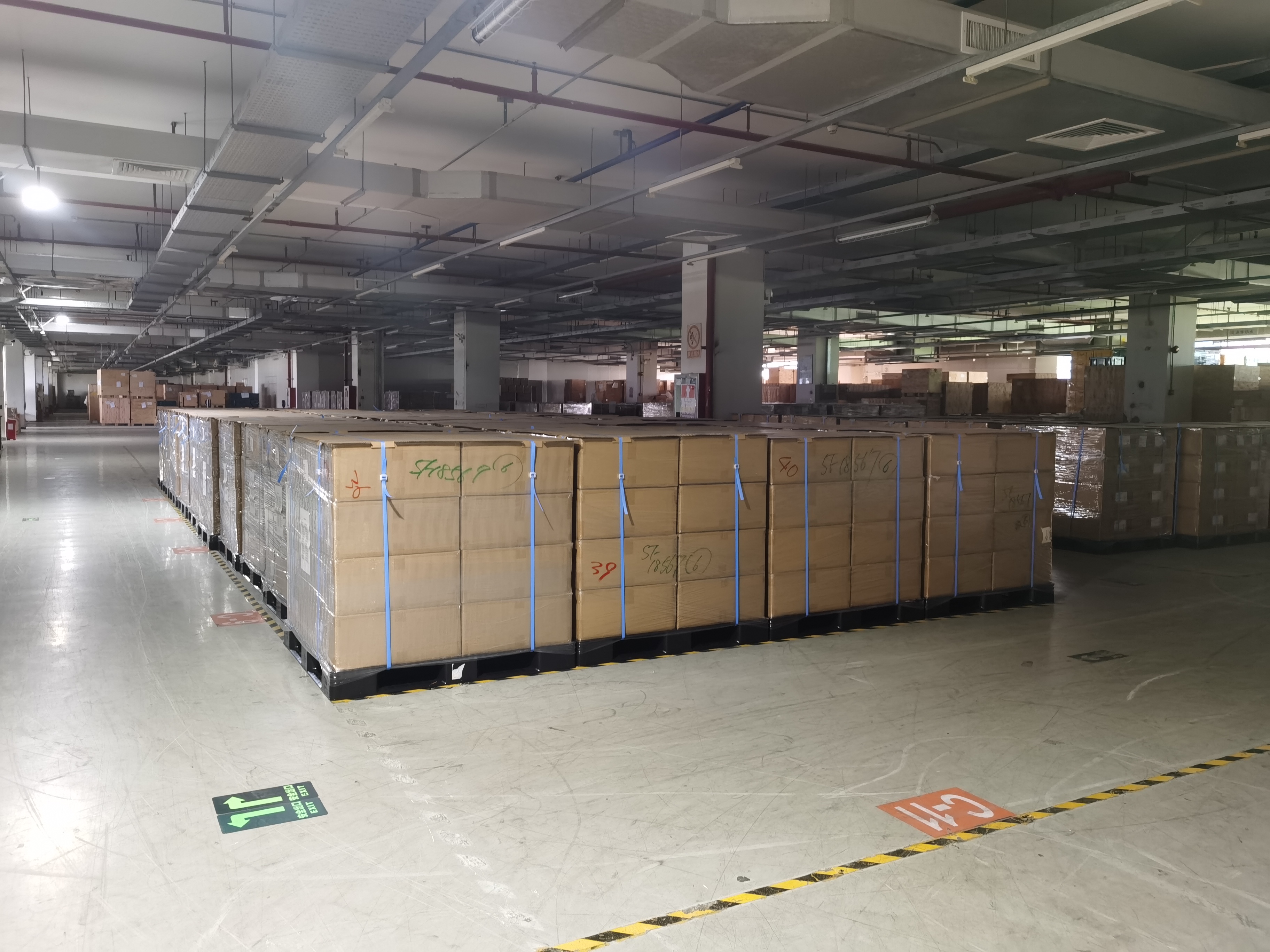 Inside the bonded warehouse