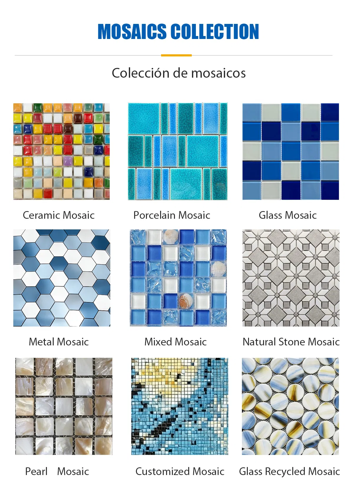 Inkjet Series Swimming Pool Tiles Detail