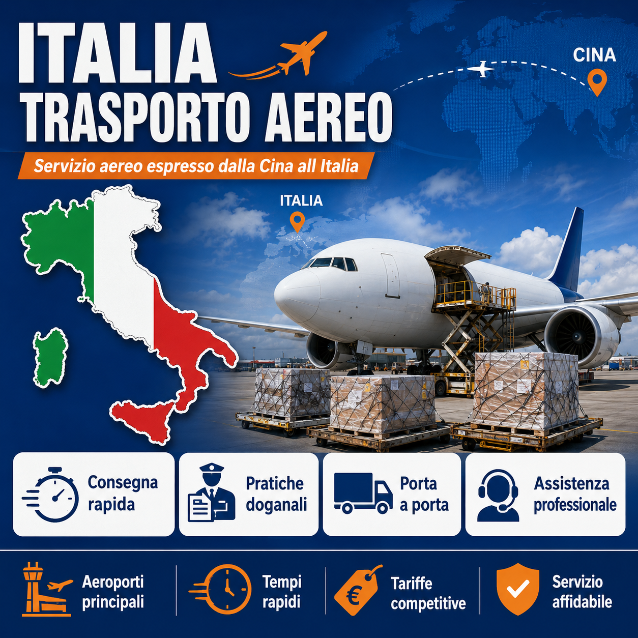 Sea & Air Freight Agent DDP Door Delivery Customs Clearance Service