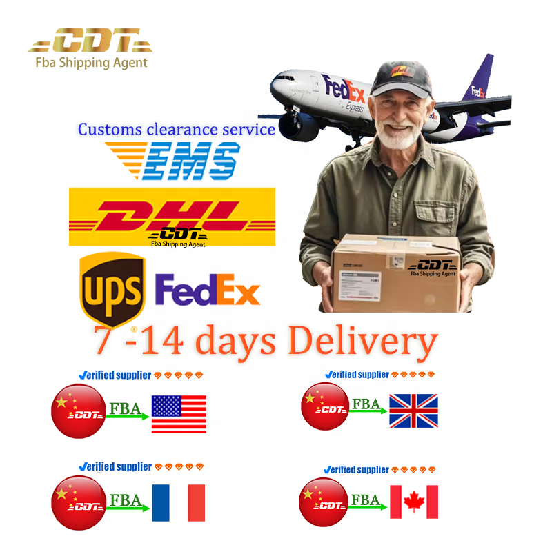 Door to Door DHL FEDEX UPS Express Express Railway Air Shipping Agent China to Europe UAE USA South Africa Freight Forwarder