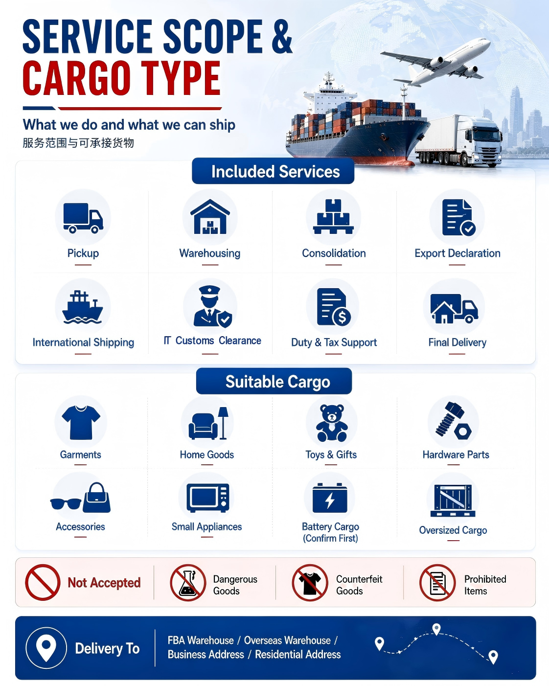 Bulk Cargo FCL Sea Freight DDP Service China to Italy Factory Pickup Full Tax Prepaid Door Step Container Delivery