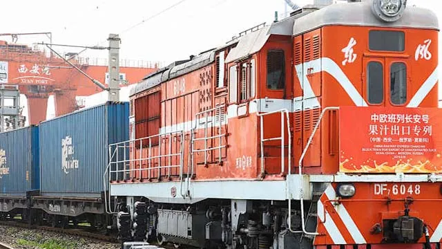 China Railway Express Container Transport