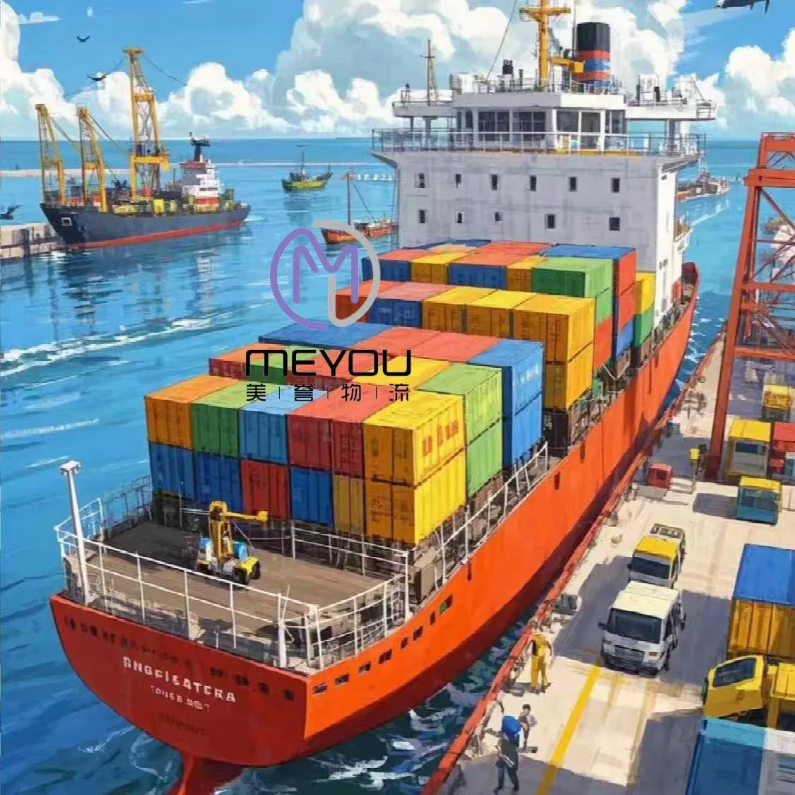 20/40 Feet Ocean Shipping / Ocean Freight Cargo. From China to Mauritius. by Full Container or Less-Than-Container-Load Transportation (handled at Port Louis)