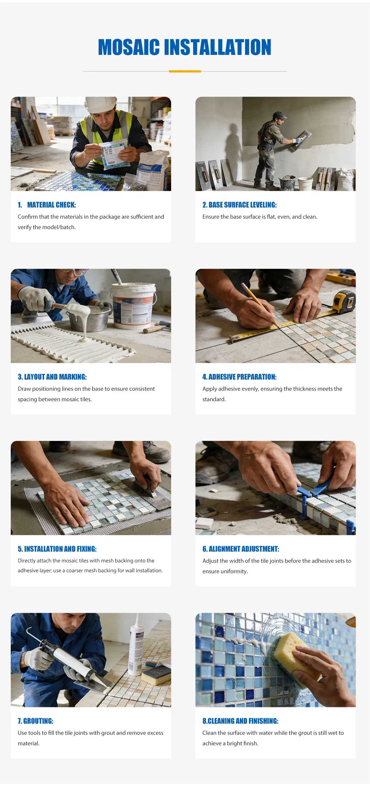 Inkjet Series Swimming Pool Tiles Detail