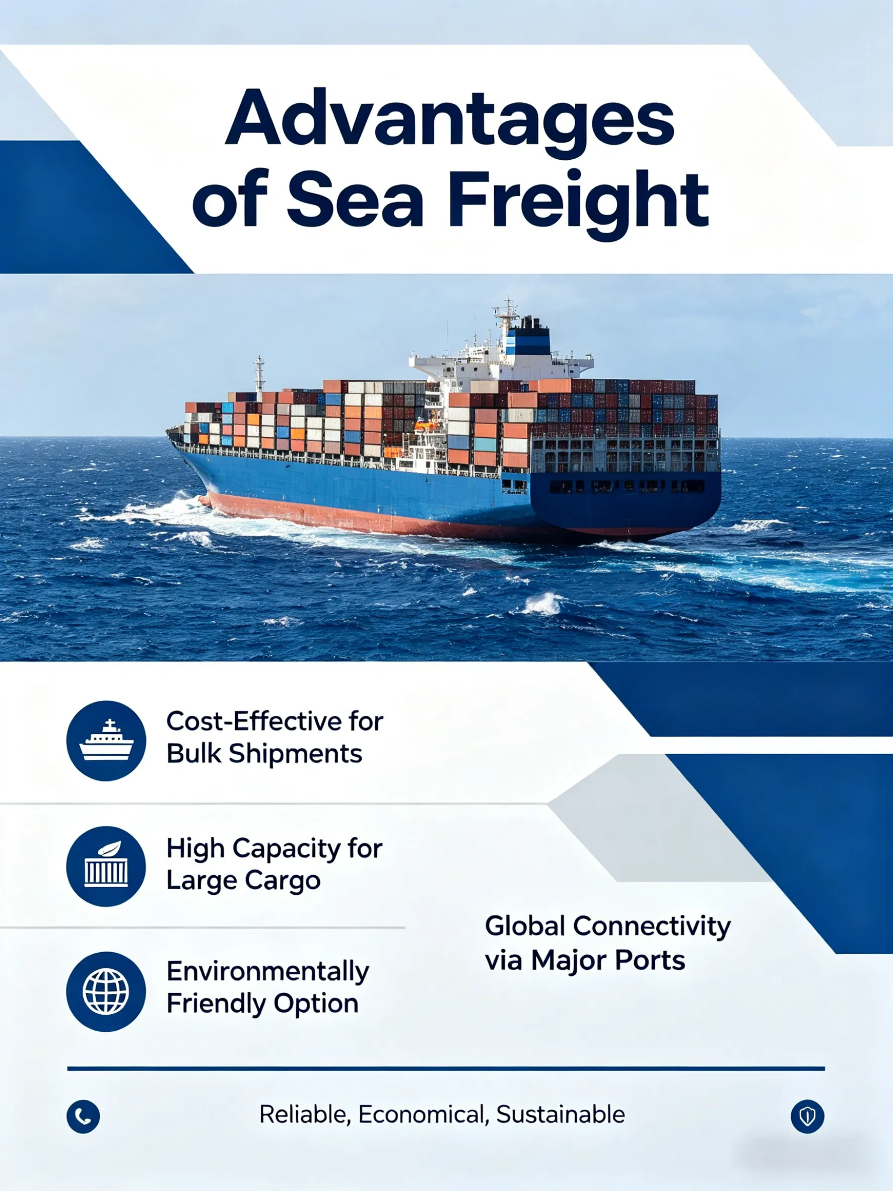 Flexible Less Than Container Load Ocean Shipping for Small Orders