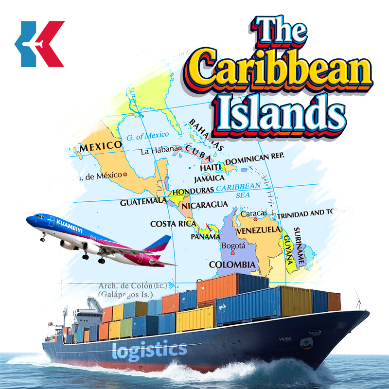 DDP Express LCL Air Shipping Agent For China Dominican Republic American Island Countries Sea Freight Forwarder Logistics