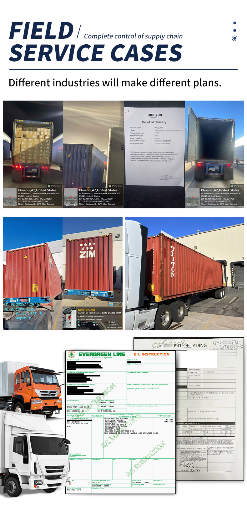China-US Heavy Cargo DDP Sea Line, FCL Transportation, Door-to-Door to All Over USA with Tax Included