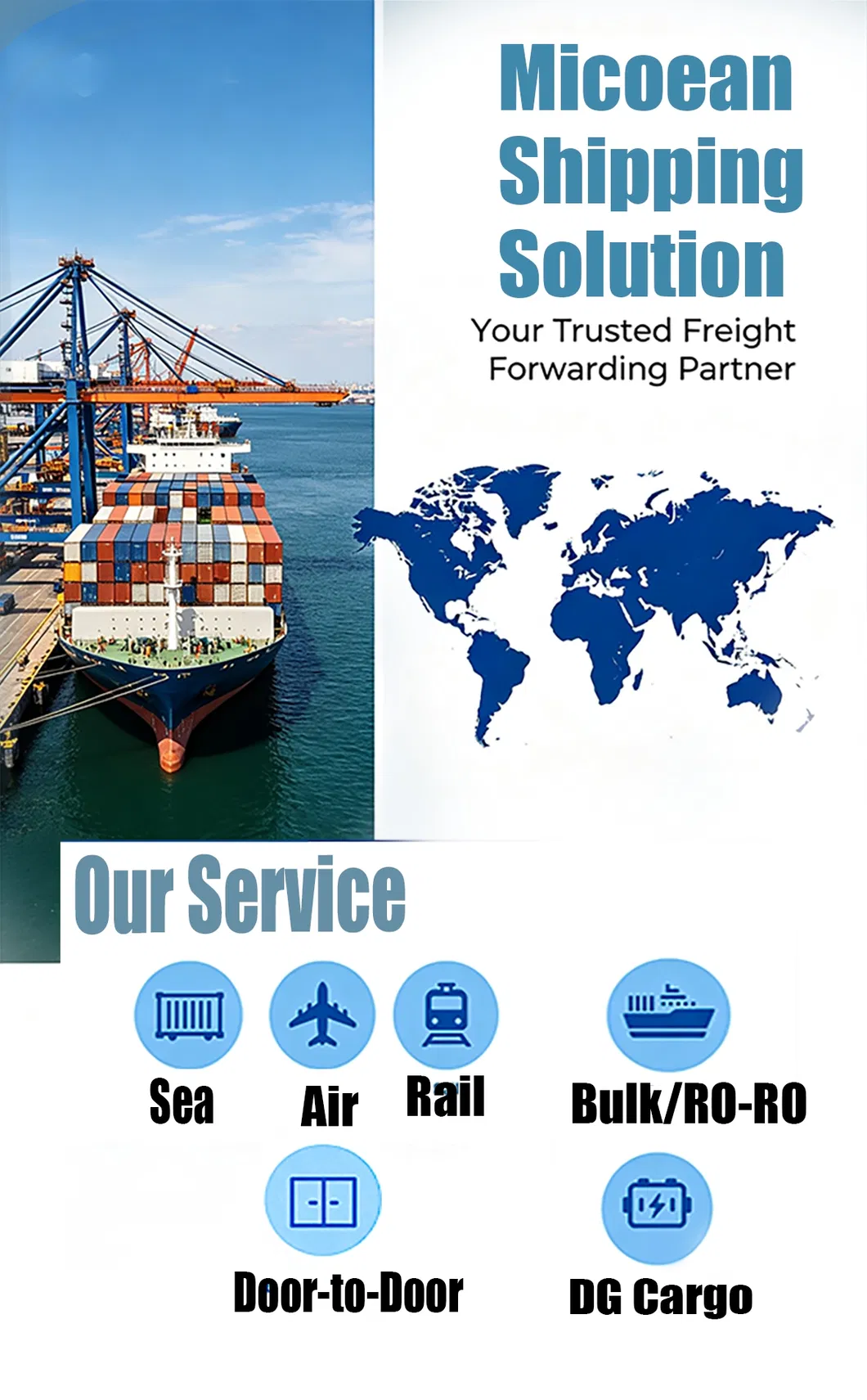 Logistics Global Worldwide Sea Freight Forwarder Lithium Lead-Acid Battery Dg Class 9 Hazardous Cargo for Ocean FCL/LCL Service Delivery Shipping Agent