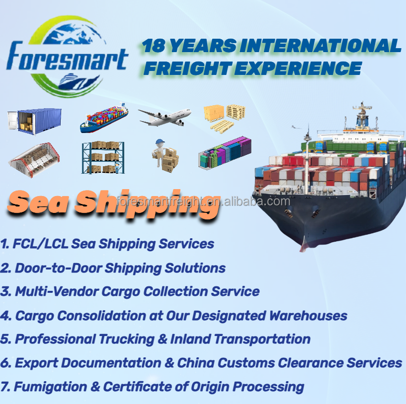 Lcl Fcl Ocean Sea Freight Express Door Door Ddu Ddp Shipping Agent Forwarder Fba Cargo Price Logsitics Services Company China to