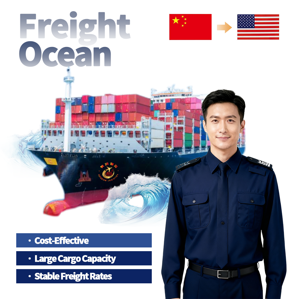 China to USA Door-to-Door Sea Freight Service (UPS &amp; DHL) for FCL Including Customs Clearance &amp; Origin Pickup