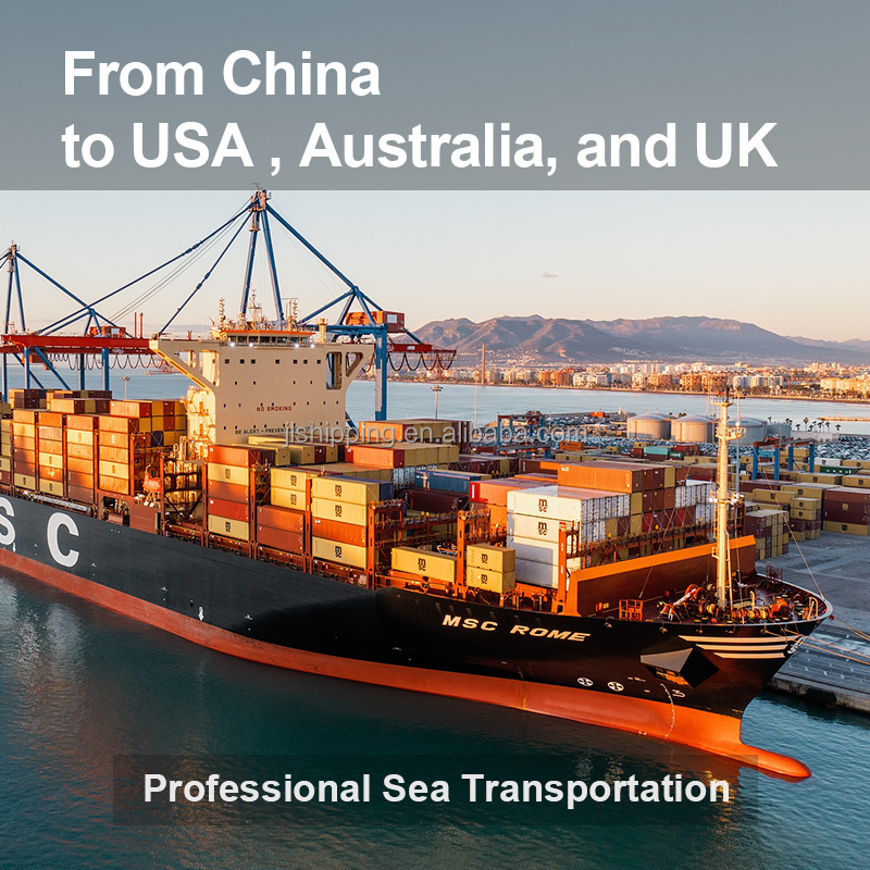 FCL Sea Freight Door to Door China to Australia USA DDP Trucking Ocean Shipping Container Agent