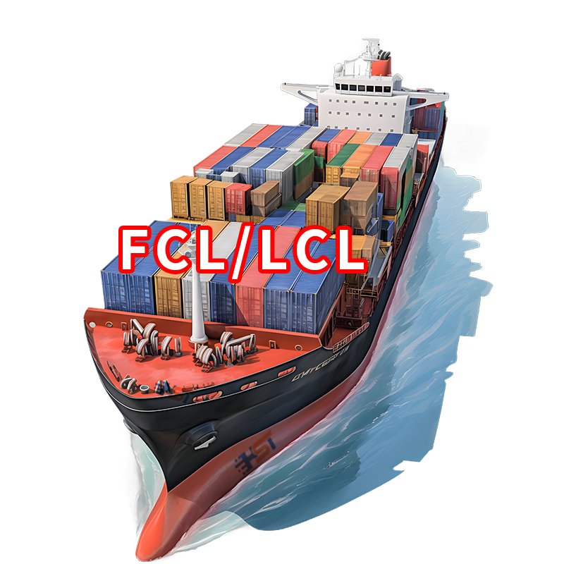 Door To Door Transportation Sea Shipping FCL LCL Cargo Freight Logistics Delivery Forward Service Forwarding Agent
