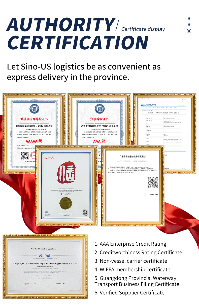 China-US Heavy Cargo DDP Sea Line, FCL Transportation, Door-to-Door to All Over USA with Tax Included