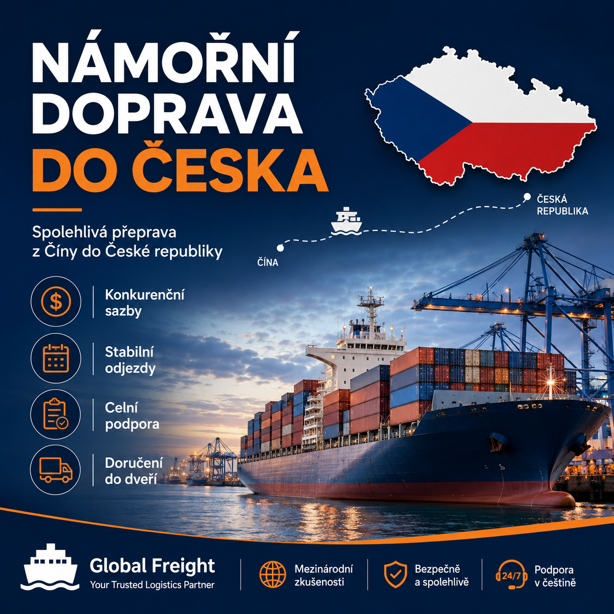 Sea & Air Freight Agent DDP Door Delivery Customs Clearance Service
