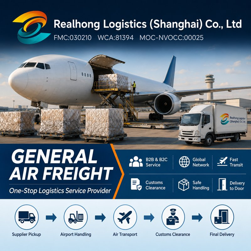 Licensed Air Freight Agent for General Cargo Factory Export and Airport Delivery