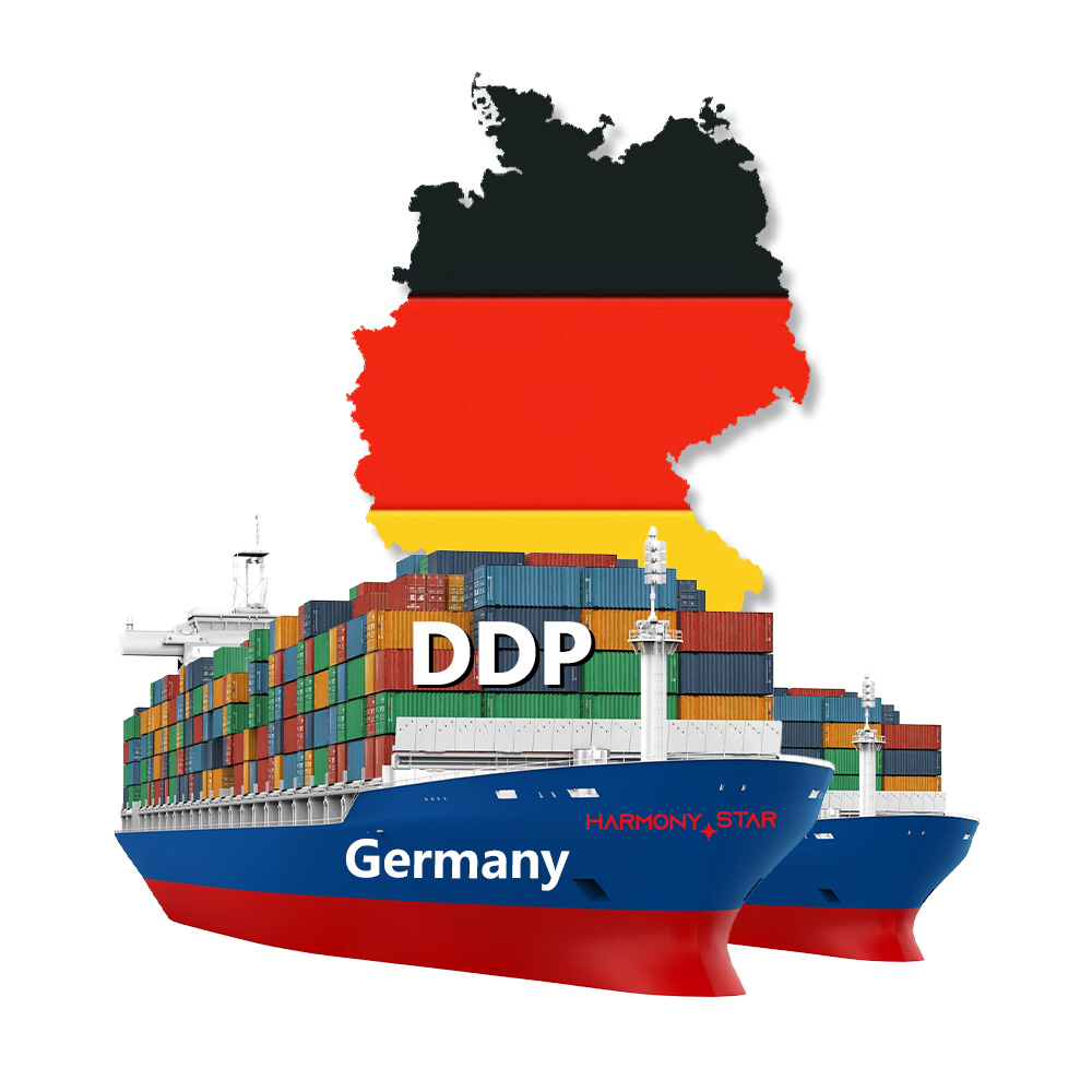 China to Germany FCL Shipping Sea Freight Full Container Load DDP Door to Door Customs Clearance Service