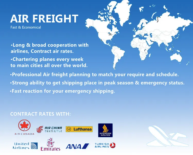 China to USA Air Freight Service Air Cargo Shipping & Consolidation