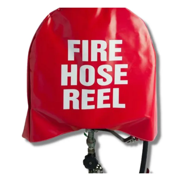 PVC Fire Hose Reel Cover close up