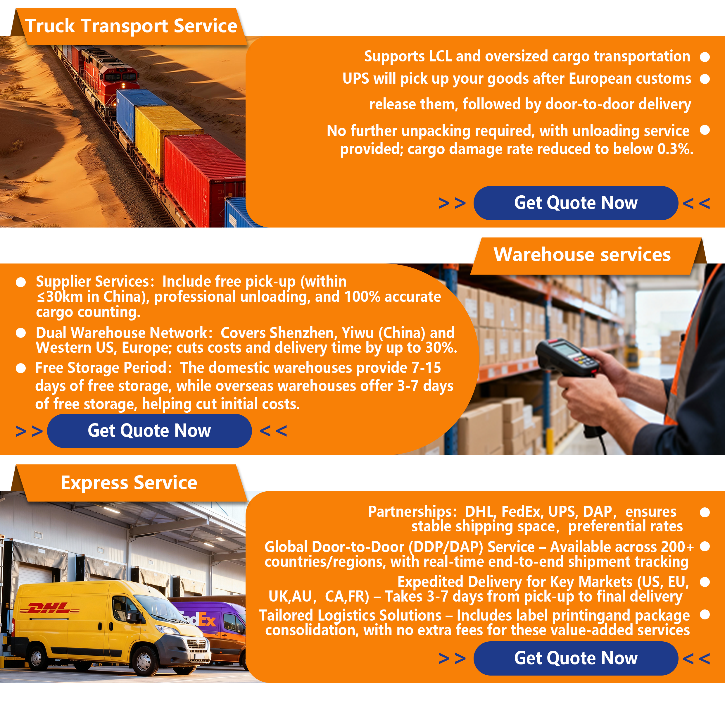 Air and Truck Transport