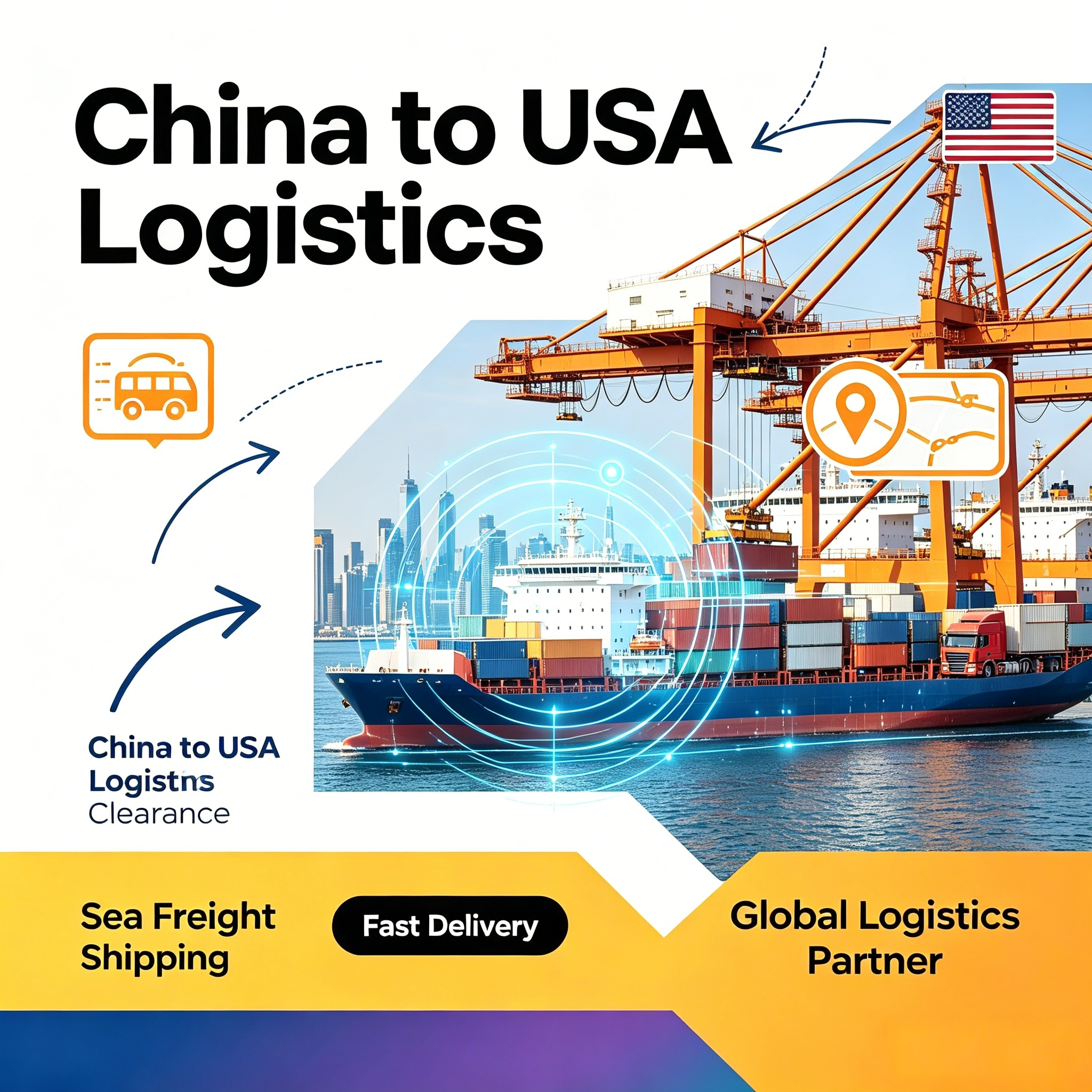 LCL FCL Container Sea Freight Service for Amazon FBA Bulk Cargo