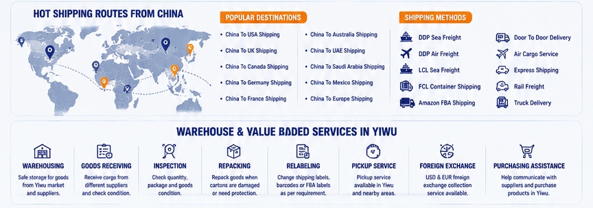 Sea & Air Freight Agent DDP Door Delivery Customs Clearance Service