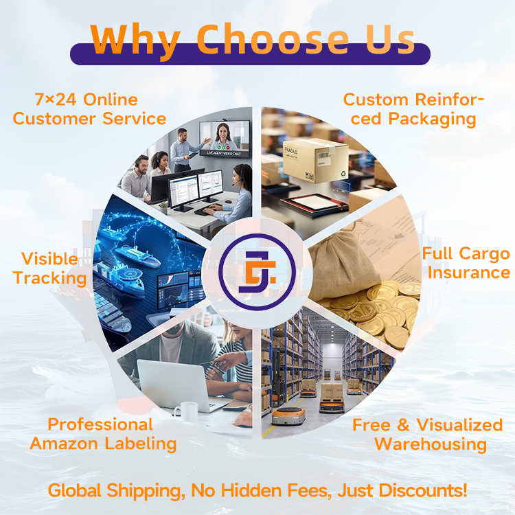 Professional China to USA Multimodal Transport Sea Air Shipping DDP Door to Door Amazon FBA Service