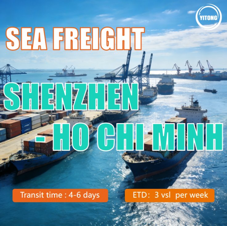 Shipping Cargo Sea Forwarder Freight Forwarding Shipping Sea Shipping Ocean Freight Shipping From Guangzhou to Ho Chi Minh City Port Vietnam