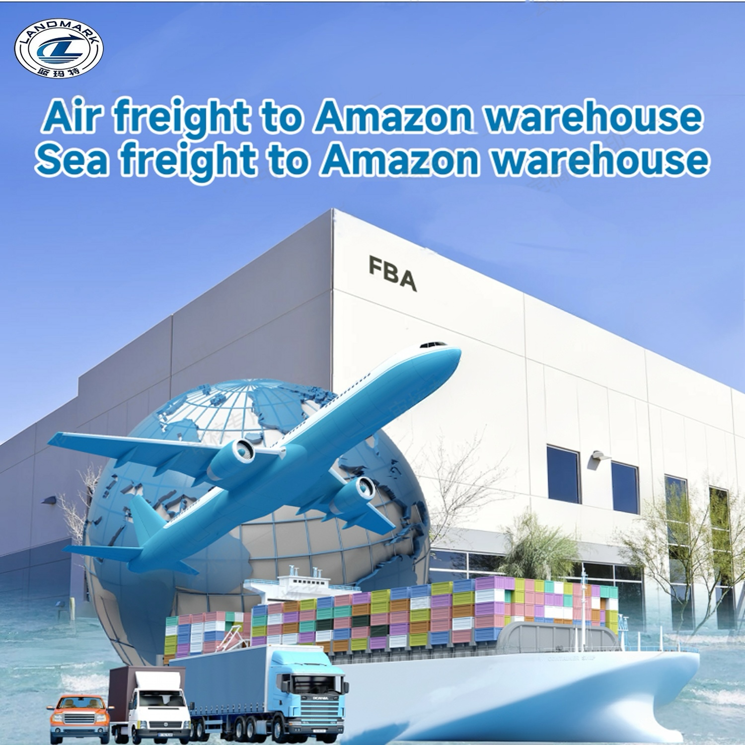 Cheapest One-stop Service Multimodal Sea Air Freight DDP/DDU From China to the Australia France US Uk Canada Worldwide
