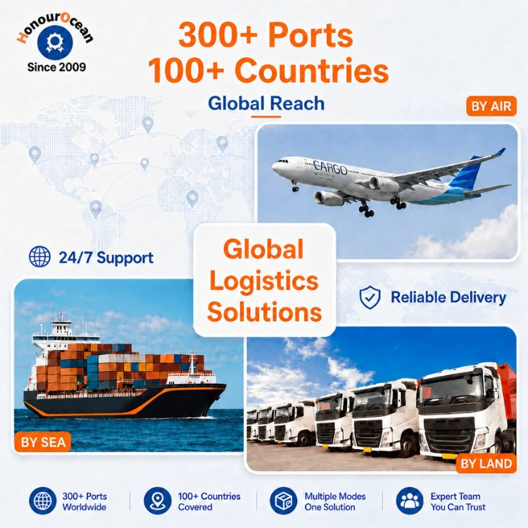 International Multi Transport to Singapore Indonesia Netherlands Mexico Shipping Agent Freight Forwarder Cost Rates