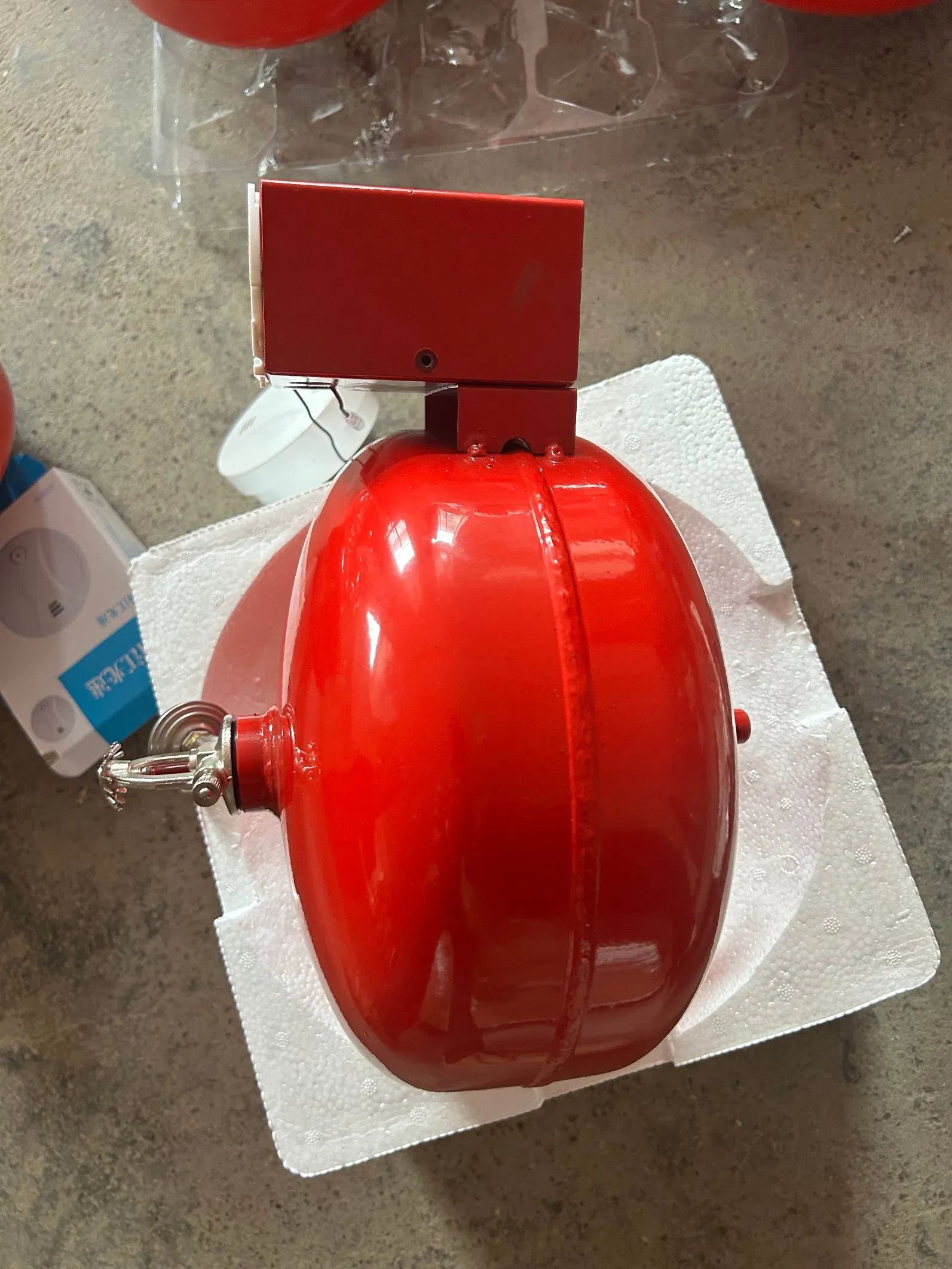 6kg Automatic ceiling ABC Powder Fire Extinguisher with Smoke Detector