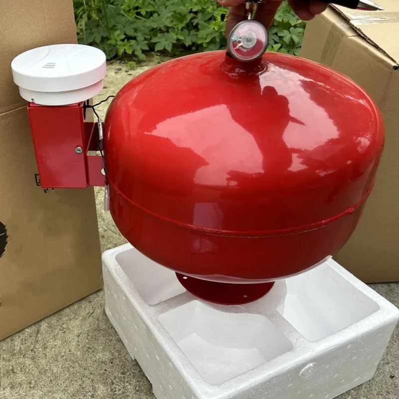 6kg Automatic ceiling ABC Powder Fire Extinguisher with Smoke Detector