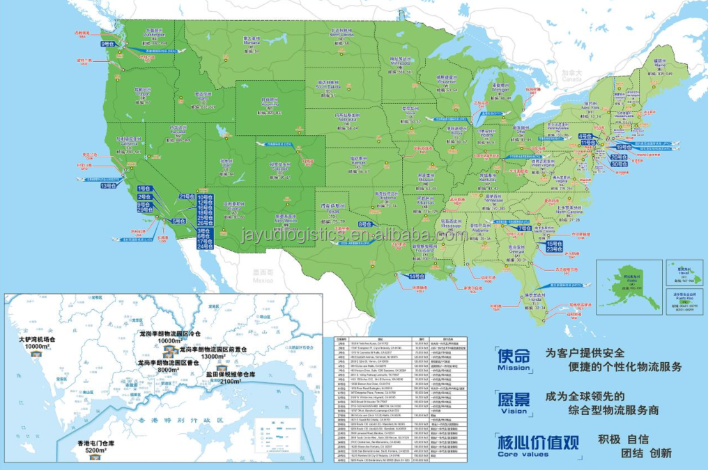 Warehouse Network Map