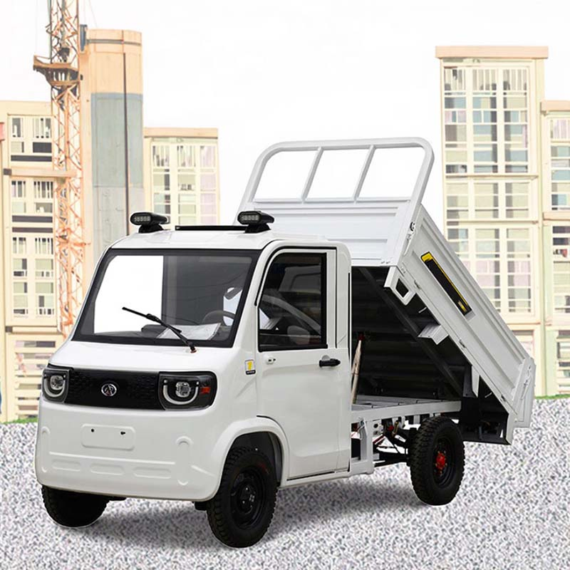 Factory 4 Wheels 2000W Motor Pick up Mini Truck Electric Cheap Mini EV Dump Truck New Made in China Sale Small Mini Cargo Van Truck Right Hand Drive for Sale