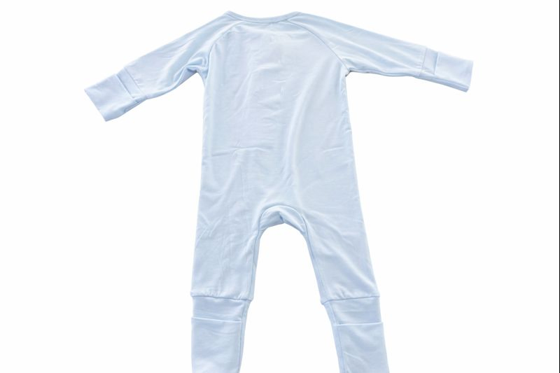 Custom Made Soft Bamboo Baby Clothes Convertible Baby Romper