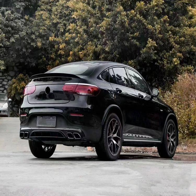 for Mercedes Glc Coupe C253 2020 20212022 Glc63 Amg Car Auto Front Rear Bumper Diffuser Accessories Body Kit