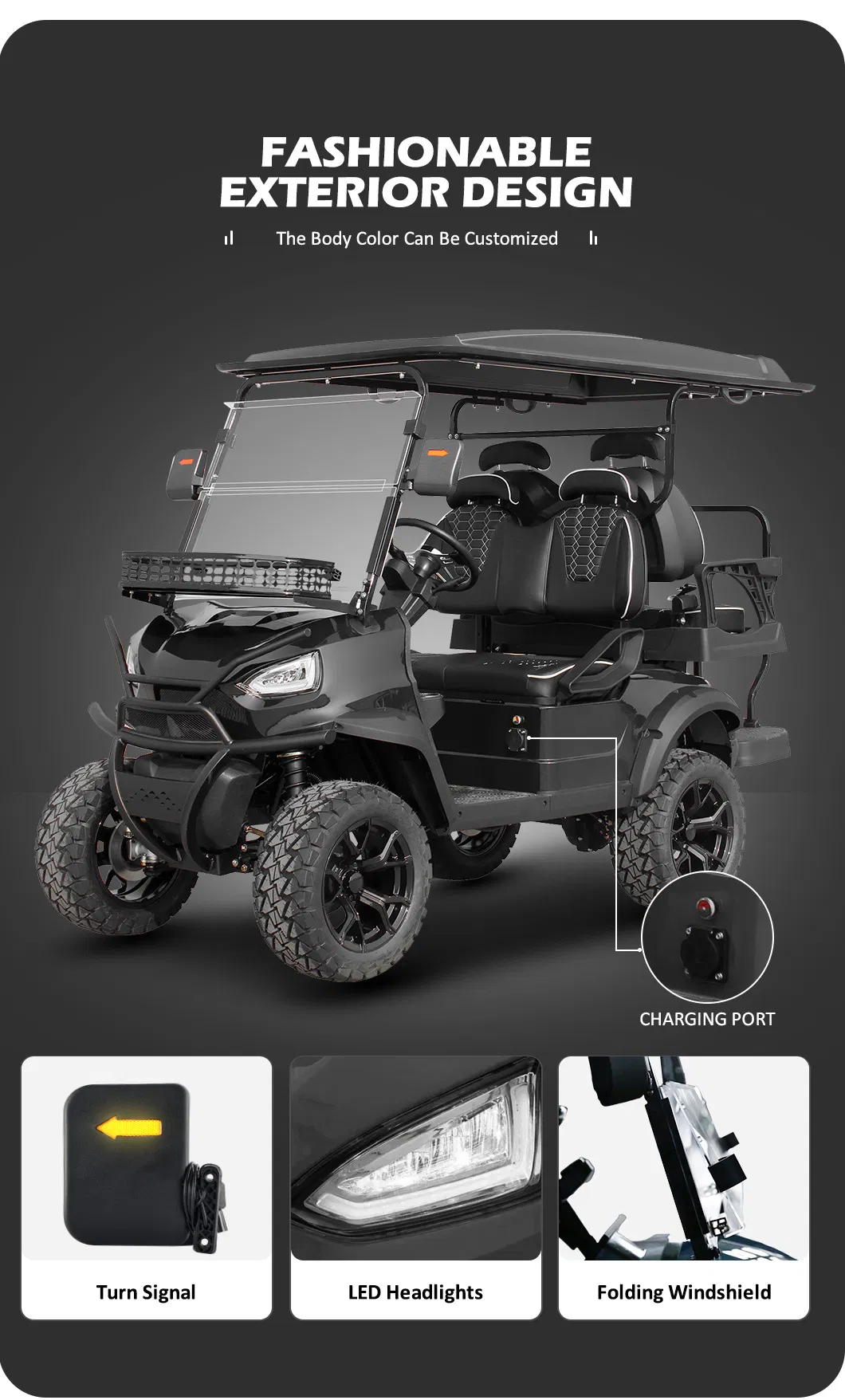 Electric Golf Buggy Interior