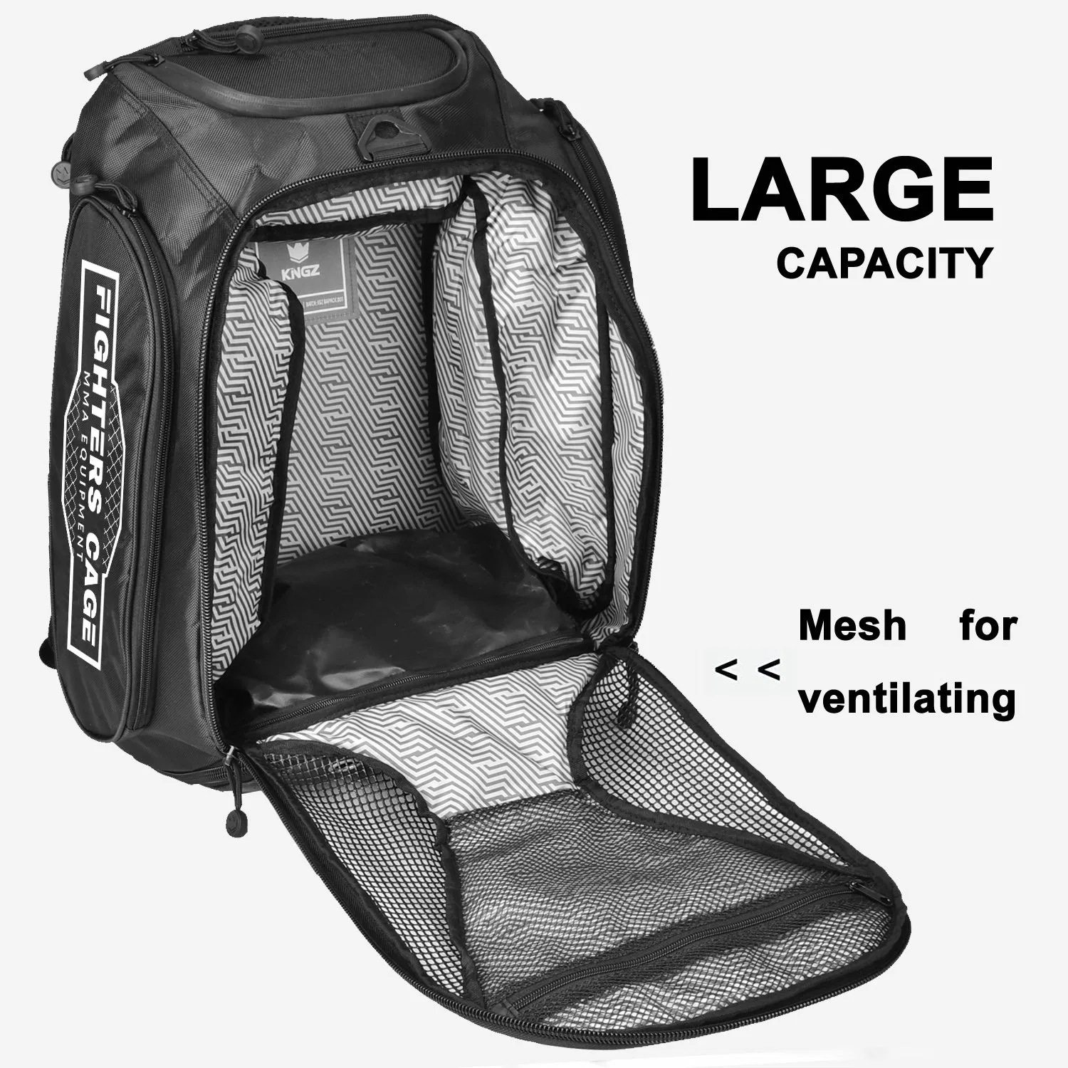 Custom Sport Training Backpack Bag Jiu Jitsu Waterproof Backpacks Convertible Expandable Duffle