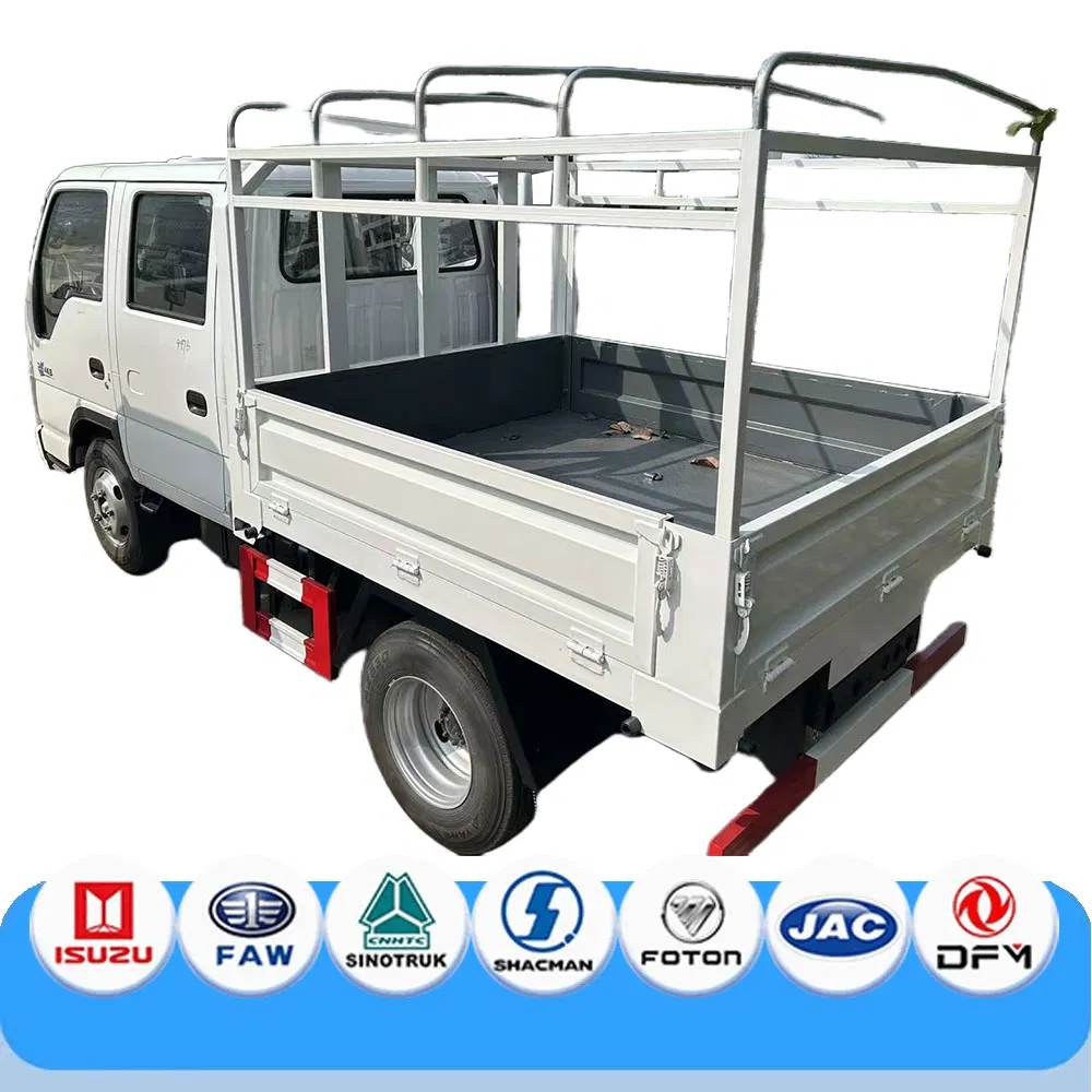 6-Wheel Small Commercial Vehicle with 4-Meter Cargo Box Flatbeds Vehicle