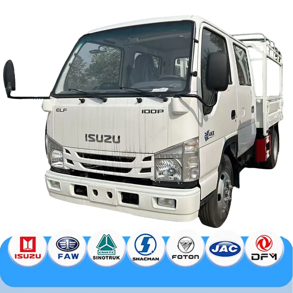 6-Wheel Small Commercial Vehicle with 4-Meter Cargo Box Flatbeds Vehicle
