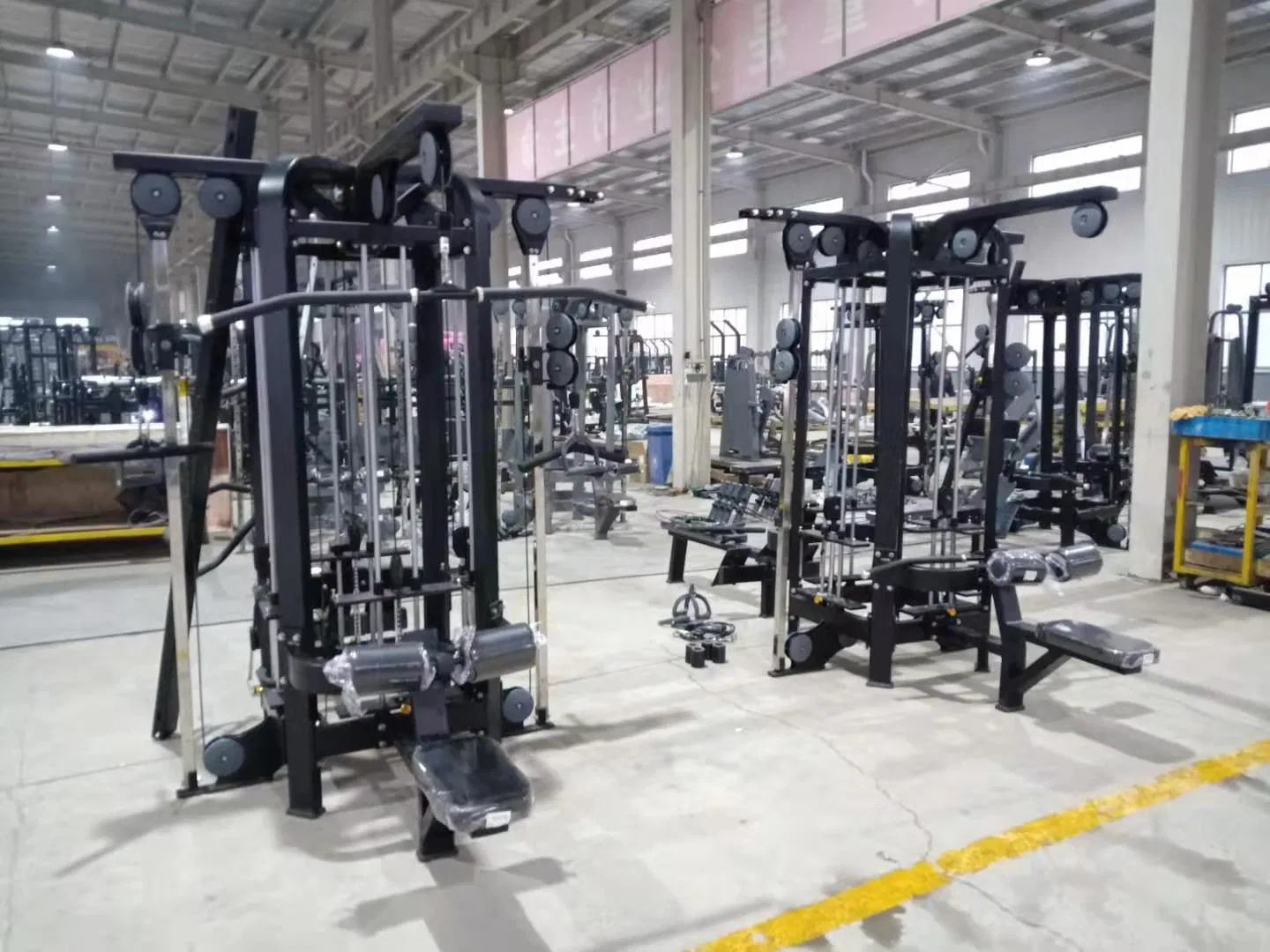 Commercial Fitness Equipment 8 Station Eight Station Adjustable Cable Crossover