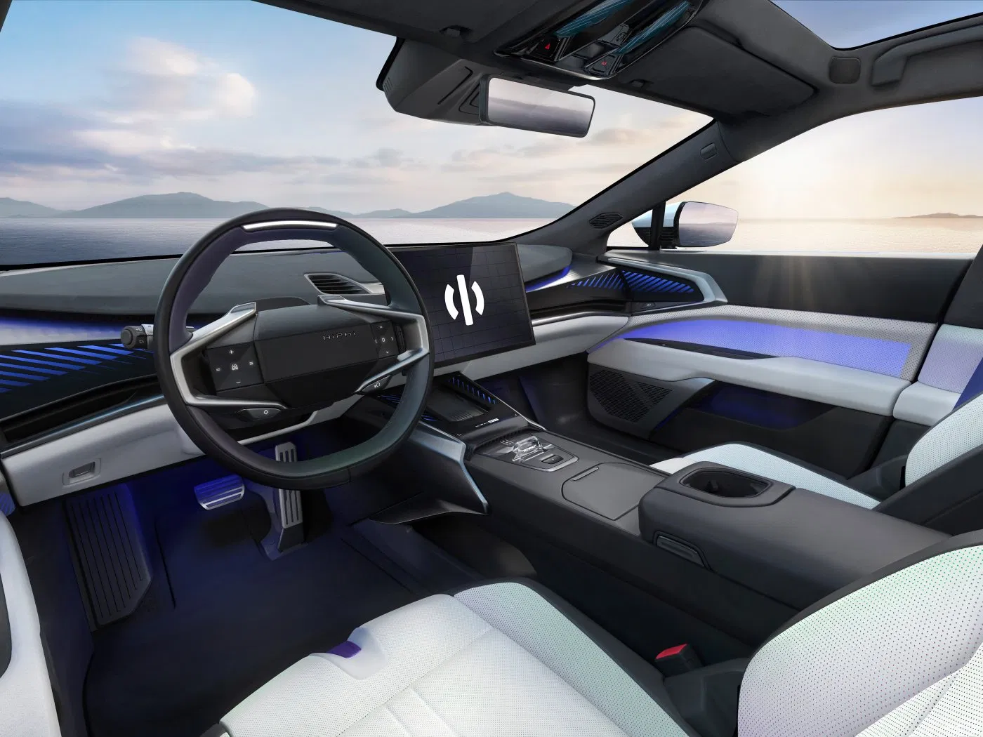 Hiphi Z EV 4WD Sports Electronic SUV 720km Endurance 120kw Battery 820n. M Torque 4 Door 5 Seats EV Car 2023 Version Spot Wholesale