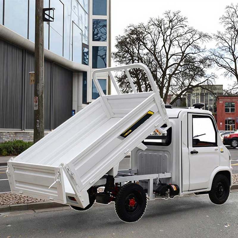 Factory 4 Wheels 2000W Motor Pick up Mini Truck Electric Cheap Mini EV Dump Truck New Made in China Sale Small Mini Cargo Van Truck Right Hand Drive for Sale