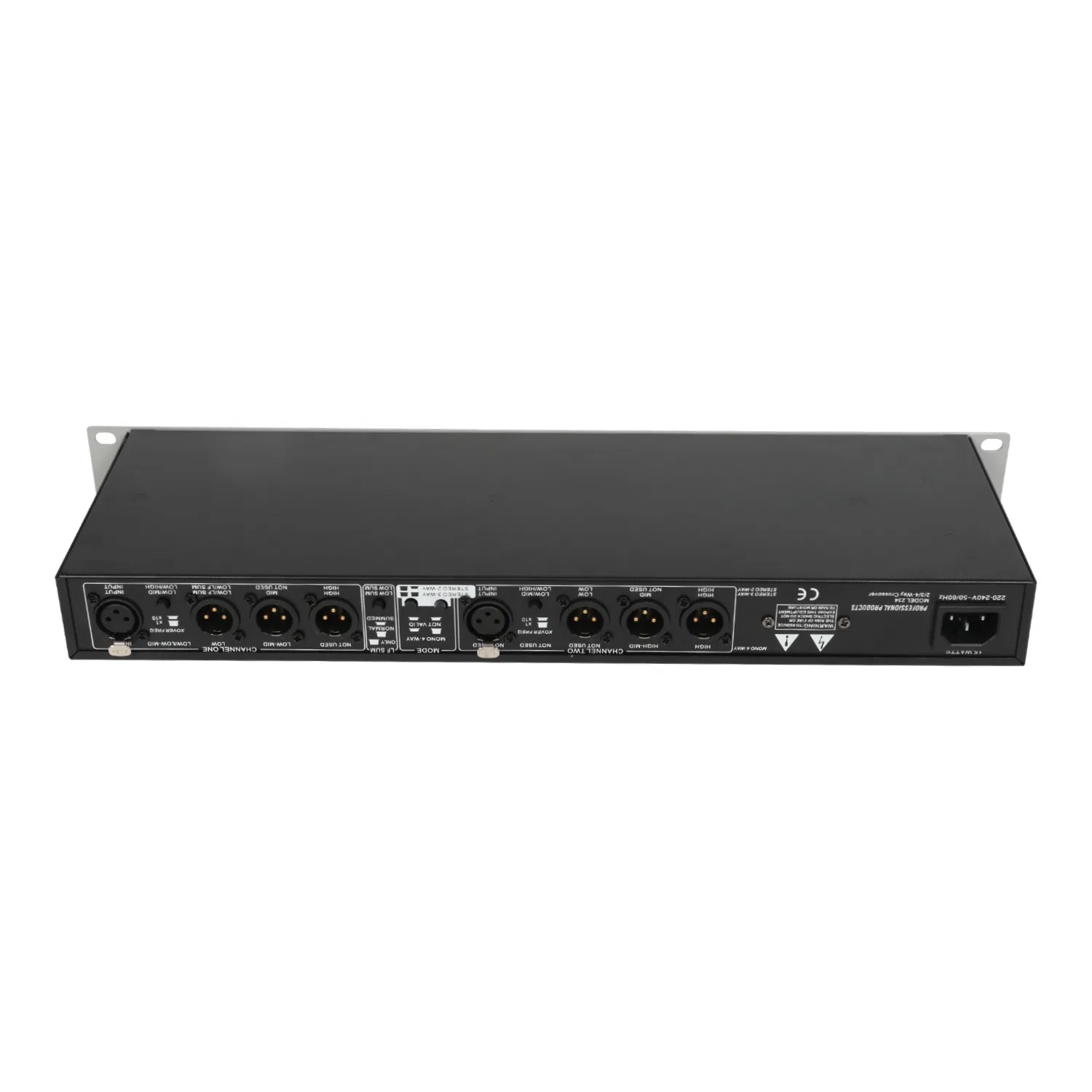 High Speaker Crossovers 2-Channel 3-Way Professional Audio Power Amplifier