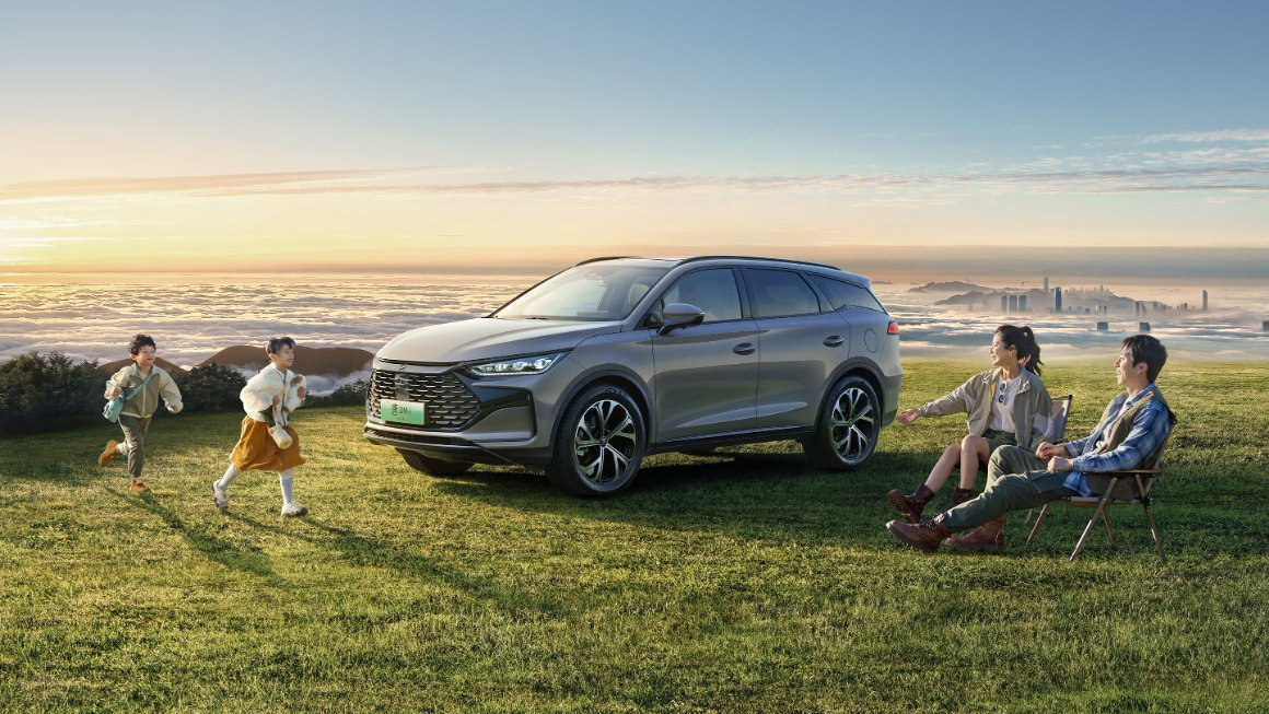 Large 7 Seats SUV 2025 New Car Byd Tang Dm-I Plug-in Hybrid EV Car Automatic Gearbox Hot Selling Vehicle for Family Low Byd Auto Price
