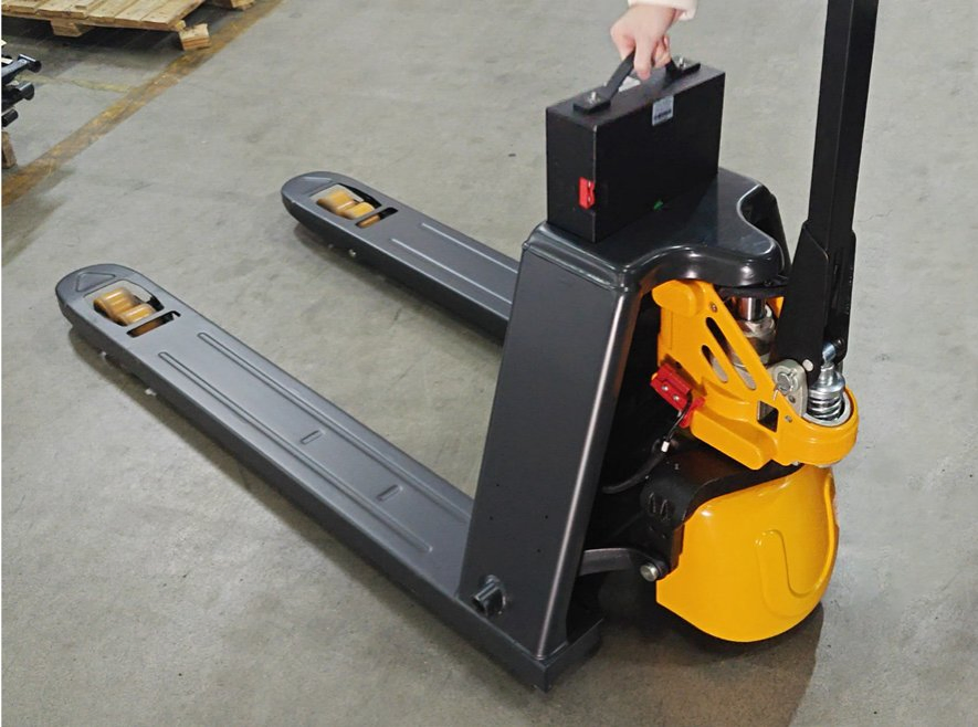 Microlift, 2 in 1, Full Electric Pallet Truck, T20I, Full Electric Pallet Jack, One Truck, Two Modes, Electric and Manual Convertible, No Downtime