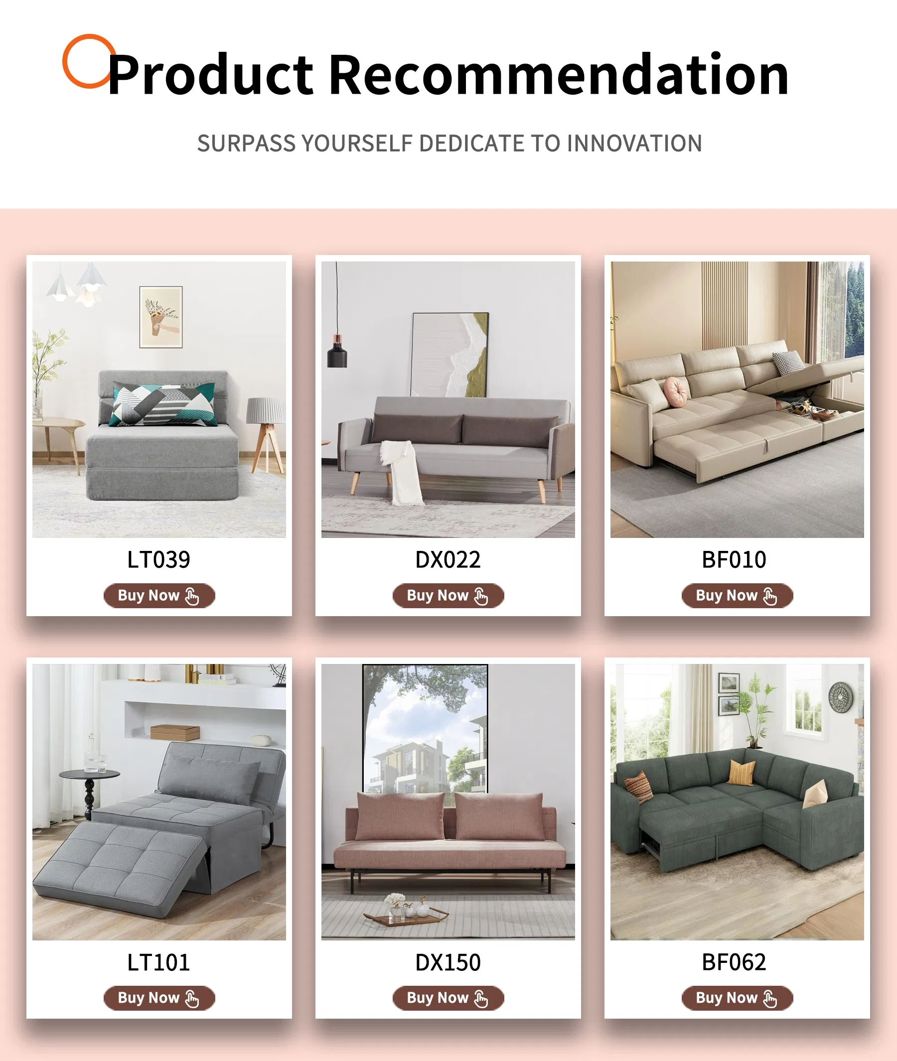 Sofa Bed Perspective 3