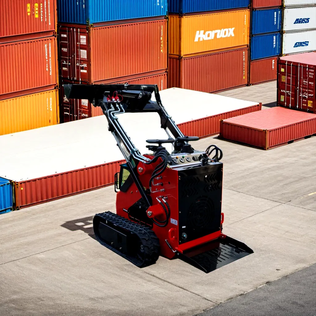 Step-in Design Skid Steer Loader Convertible Wheel/Track Loader EPA Compliant Mini Skid Steer Loader CE Marked Free Shipping 40+ Attachments