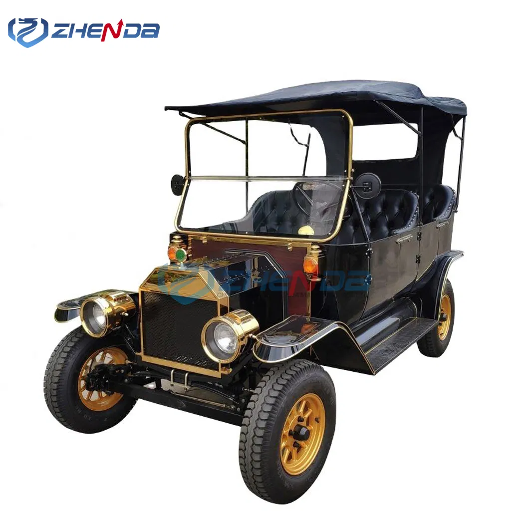 Electric Golf Cart Vintage Car Classic Car Cabriolet Convertible Commercial Vehicle for Adults