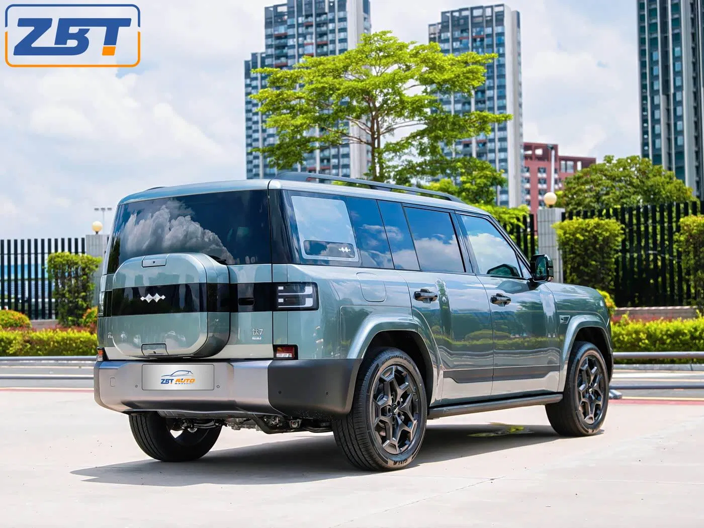 Hot Sale Byd Tai 7 SUV 2025 New Model Fangchengbao Leopard Titanium 7 with Plug-in Hybrid Left Steering Electric Car