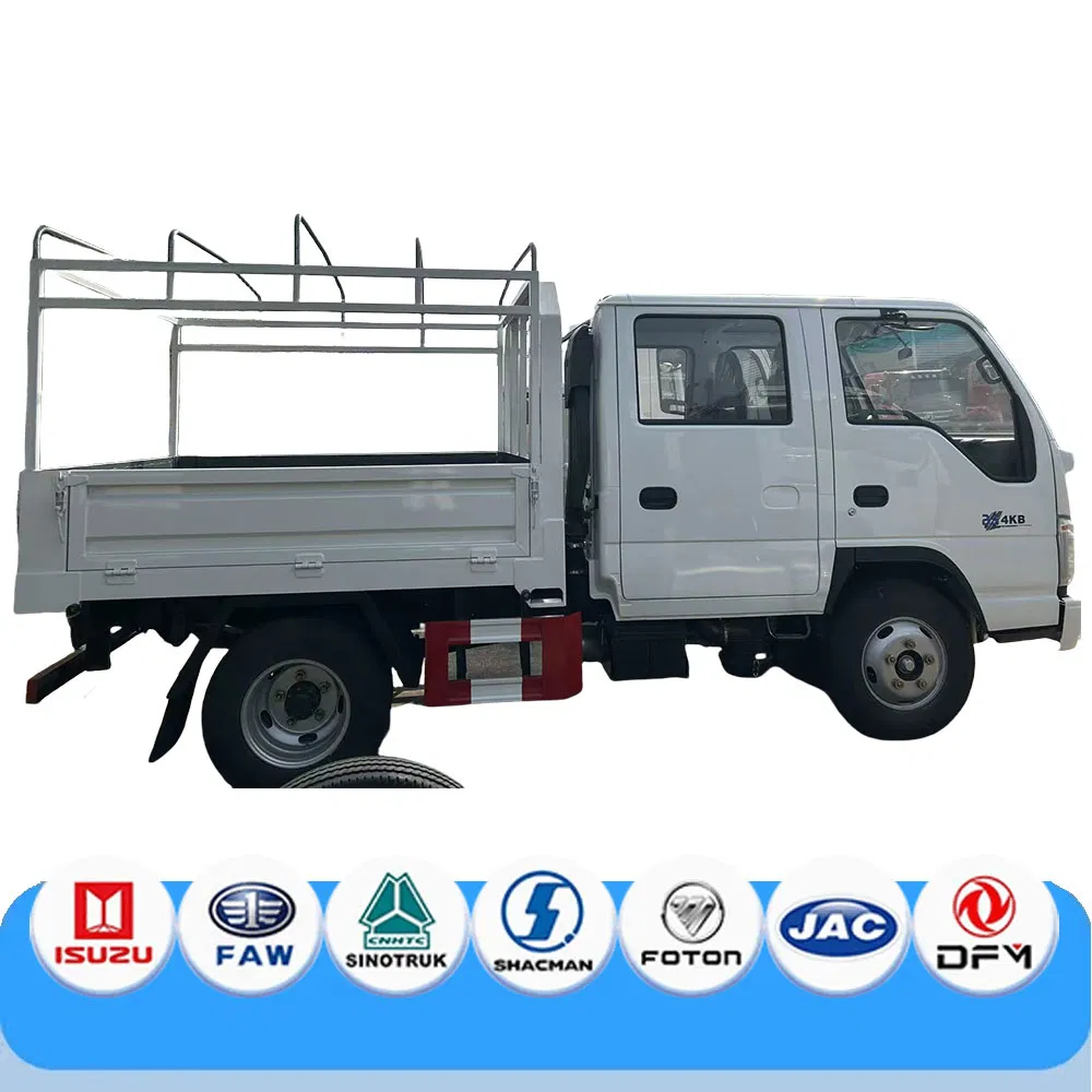 6-Wheel Small Commercial Vehicle with 4-Meter Cargo Box Flatbeds Vehicle